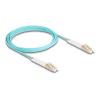 Delock LWL Kabel LC Duplex zu LC Duplex Multimode OM3 winkelbar 3 m