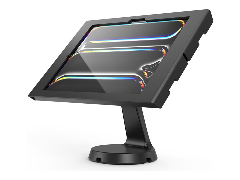 Compulocks iPad Pro M4 13" (2024), Apex Enclosure Mast Stand - Befestigungskit (Aufstellung, Gehäuse) - für Tablett - verriegelbar - Metallrahmen - Schwarz - Bildschirmgröße: 33.02 cm (13") - Theke, freistehend - für Apple 13-inch iPad Pro (M4)