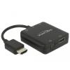 Delock HDMI Audio Extractor 4K 60 Hz kompakt