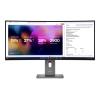 Lenovo ThinkVision P40WD-40 - LED-Monitor - gebogen - 101.6 cm (40") (39.7" sichtbar) - 5120 x 2160 5K @ 120 Hz - IPS - 400 cd / m² - 2000:1 - HDR10 - 4 ms - Thunderbolt 4, HDMI, DisplayPort - Lautsprecher - Finsternis schwarz