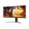 AOC Gaming CU34G4CA - G4 Series - LED-Monitor - Gaming - gebogen - 86.4 cm (34") - 3440 x 1440 UWQHD @ 180 Hz - Fast VA - 2500:1 - DisplayHDR 400 - 0.5 ms - 2xHDMI, DisplayPort, USB-C - Lautsprecher - Schwarz, Rot