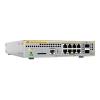 Allied Telesis AT IE210L-10GP - Switch - managed - 8 x 10 / 100 / 1000 (PoE+) + 2 x 100 / 1000 SFP - PoE+ (124 W)
