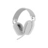 Logitech Zone Vibe Wireless - Headset - ohrumschließend - Bluetooth - kabellos - Adapter USB-C via Bluetooth - Off-White - Zertifiziert für Microsoft Teams