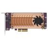 QNAP QM2-2P-244A - Speicher-Controller - PCIe - Low-Profile - PCIe 2.0 x4 - für QNAP TS-1232, 1277, 253, 453, 473, 677, 832, 853, 877, 977, TVS-2472, 473, 673, 872, 873