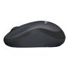 Logitech M220 Silent - Maus - optisch - 3 Tasten - kabellos - 2.4 GHz - kabelloser Empfänger (USB) - holzkohlefarben