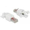 Netzwerk RJ45 Stecker werkzeugfrei Cat.6 UTP 2 Stück Delock