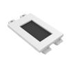 Bürstenmodul - einfaches doppelbreites Modul mit Loch zum Herausziehen von Kabeln - Bürsten decken eine Öffnung von 42 x 22 mm ab - wird in Techconnect-Umgebungen befestigt - Kunststoff - weiß