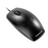 CHERRY WheelMouse - Maus - rechts- und linkshändig - optisch - 3 Tasten - kabelgebunden - PS / 2, USB - Schwarz