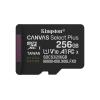 Kingston Canvas Select Plus - Flash-Speicherkarte - 256 GB - A1 / Video Class V10 / UHS-I U1 / Class10 - microSDXC UHS-I