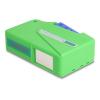 Delock - Reinigungskassette für Glasfaser-Anschlüsse - für Steckverbinder mit 1,25 und 2,50 mm Aderendhülse - grün