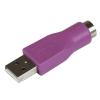 StarTech.com PS / 2 Tastatur auf USB Adapter - PS-2 / USB Konverter - Buchse / Stecker - Tastaturadapter - PS / 2 (W) zu USB (M)