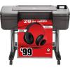 HP DesignJet Z6 PostScript - 610 mm (24") Großformatdrucker - Farbe - Tintenstrahl - Rolle (61 cm) - 2400 x 1200 dpi - bis zu 1.4 Min. / Seite (einfarbig) / bis zu 1.4 Min. / Seite (Farbe) - Kapazität: 1 Rolle - Gigabit LAN, USB-Host - Cutter