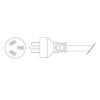 Cisco - Stromkabel - power IEC 60320 C13 zu Stromversorgung 2099-1-1996 (M) - 2.5 m - Asiatisch-pazifischer Raum - für IP Phone 7961G, 7961G-GE, IP Telephone 7900