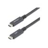 StarTech.com USB-C auf USB-C Kabel mit 5A Power Delivery - St / St - 1,8m - USB 3.0 (5Gbit / s) - USB-IF zertifiziert - USB Typ C Kabel - USB-Kabel - 24 pin USB-C (M) gerade zu 24 pin USB-C (M) gerade - USB 3.0 - 5 A - 1.8 m - 4K Unterstützung - Schwarz