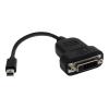 StarTech.com Aktiver Mini DisplayPort auf DVI Adapter - mDP zu DVI (Stecker / Buchse) Konverter - 1920x1200 - DVI-Adapter - Dual Link - Mini DisplayPort (M) zu DVI-D (W) - 20 cm - Schwarz