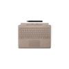 Microsoft Surface Pro Keyboard - Tastatur - mit Trackpad, Beschleunigungsmesser, Surface Slim Pen 2 Ablage- und Ladeschale - QWERTZ - Deutsch / Österreichisch - Dune - mit Slim Pen 2 - für Surface Pro 10, Pro 11, Pro 8, Pro 9, Pro Copilot+ PC, Pro Copi