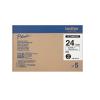 Brother HGE-651V5 - Schwarz auf Gelb - Rolle (2,4 cm x 8 m) 5 Kassette(n) laminiertes Band - für P-Touch PT-9500pc, PT-9700PC, PT-9800PCN, P-Touch R RL-700S