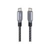 Anker Prime - USB-Kabel - 24 pin USB-C (M) zu 24 pin USB-C (M) - USB 2.0 - 1.83 m - USB-Stromversorgung (240 W), geflochtenes Kabel, upgecycelt