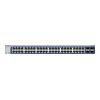 NETGEAR GS748T - V6 - Switch - L3 Lite - Smart - 48 x 10 / 100 / 1000 + 2 x Gigabit SFP + 2 x Kombi-Gigabit-SFP - Desktop, an Rack montierbar