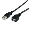 StarTech.com 1,8m USB 2.0 A Verlängerungskabel - Stecker / Buchse - USB Verlängerung - Schwarz - USB-Verlängerungskabel - USB (M) zu USB (W) - USB 2.0 - 1.8 m - Schwarz - für P / N: 35FCREADBK3, ICUSB2321F, ICUSB232V2, LTUB1MBK, MSDREADU2OTG, ST4200MIN