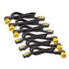 Kabel / 230V / 10A / C13-C14 / 1,2m / 6St. / 90°-Stecker