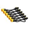 Kabel / 230V / 16A / C19-C20 / 0,6m / 6St.