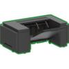 Lexmark - Medienausgabe-Erweiterung - 500 Blätter in 1 Schubladen (Trays) - für Lexmark B2865, MS725, MS821, MS822, MS823, MS825, MS826, MX826