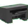Lexmark - Blattstapelvorrichtung mit Offset - 500 Blätter in 1 Schubladen (Trays) - für Lexmark MX822, MX826, XM7355, XM7370