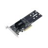 Synology M2D18 - Laufwerksschachtadapter - Erweiterungsschlitz auf 2 x M.2 - M.2 Card - PCIe 2.0 x8