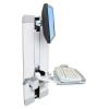 StyleView Vertical Lift Patient Room / LCD-Größe <= 24" / Belastbark. 3,6-14,9kg / Anheb 22,9cm / Neig. 10° / Schw. 50° / VESA MIS-D