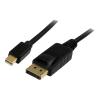 StarTech.com 3m Mini DisplayPort 1.2 auf DisplayPort Adapterkabel - mDP zu DP 4k x 2k Kabel - St / St - DisplayPort-Kabel - DisplayPort (M) zu Mini DisplayPort (M) - 3 m - Schwarz