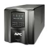 APC Smart-UPS SMT750IC - USV - Wechselstrom 220 / 230 / 240 V - 500 Watt - 750 VA - RS-232, USB - Ausgangsanschlüsse: 6 - Schwarz - mit APC SmartConnect