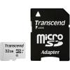 Transcend 300S - Flash-Speicherkarte (Adapter inbegriffen) - 32 GB - UHS-I U1 / Class10 - microSDHC UHS-I
