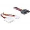Delock - Netzteil - SATA-Stromstecker (M) zu interne Stromversorgung, 4-polig, 4-Pin-Mini-Stromversorgungsstecker (W) - 30 cm
