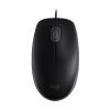 Logitech B110 Silent - Maus - rechts- und linkshändig - optisch - 3 Tasten - kabelgebunden - USB