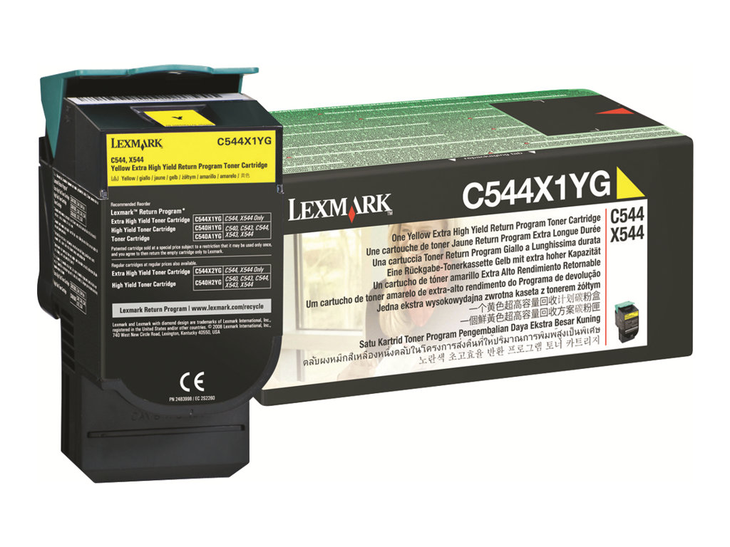 Rückgabe-Toner / Gelb / 4000 Seiten / für C544, X544