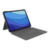 Logitech Combo Touch - Tastatur und Foliohülle - mit Trackpad - hintergrundbeleuchtet - Apple Smart connector - QWERTY - Spanisch - Oxford Gray - für Apple 11-inch iPad Pro (1. Generation, 2. Generation, 3. Generation)