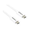 StarTech.com 6.6ft (2m) Thunderbolt 3 Cable, 20Gbps, 100W PD, 4K Video, Thunderbolt-Certified, Compatible w / TB4 / USB 3.2 / DisplayPort - Thunderbolt-Kabel - USB-C (M) zu USB-C (M) - USB 3.1 Gen 2 / Thunderbolt 3 / DisplayPort 1.2 - 2 m - 4K Unterstützu