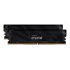 Crucial Pro OC - DDR5 - Kit - 32 GB: 2 x 16 GB - DIMM 288-PIN - 6400 MT / s / PC5-51200 - 1.35 V - ungepuffert - Matte Stealth Black