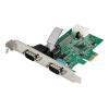 2Port PCIe RS232 Serial DB9 Adapter Card