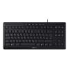 CHERRY STREAM KEYBOARD TKL - Tastatur - USB - QWERTZ - Deutsch - Tastenschalter: CHERRY SX - Schwarz