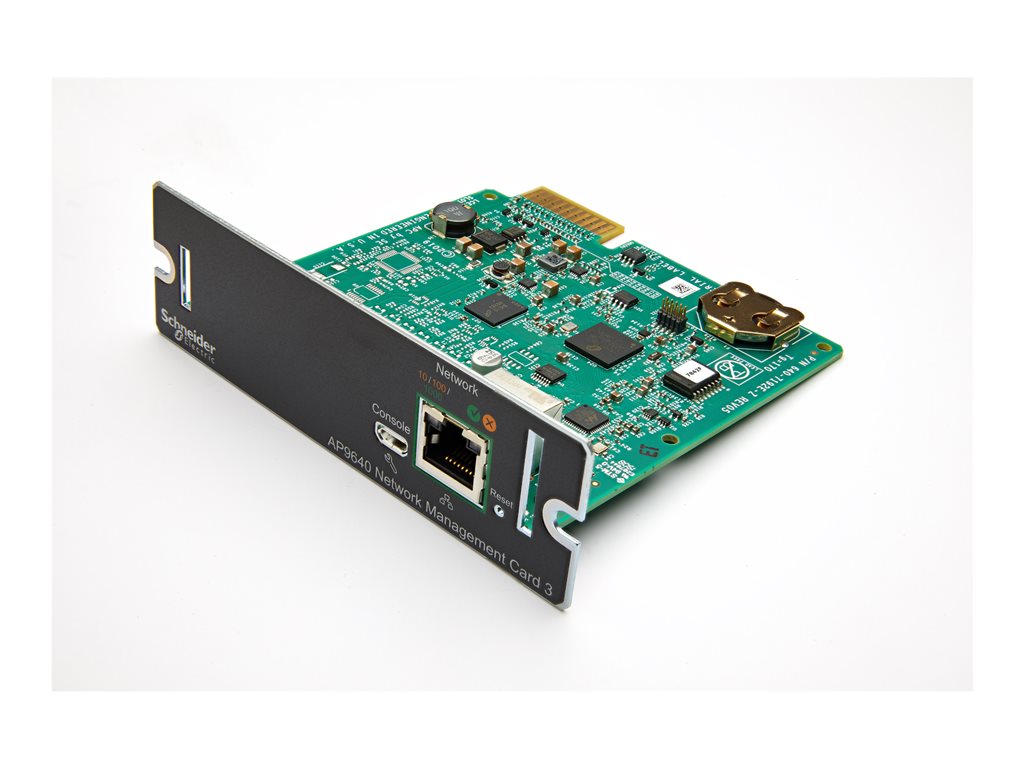 APC Network Management Card 3 with PowerChute Network Shutdown - Fernverwaltungsadapter - 1GbE - 1000Base-T - für P / N: SMT1000RM1U, SMT750RM1U, SRTL10KRM4UT, SRTL8KRM4UT, SRYL5K20XLT18, SRYL5K20XLT24