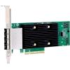 Broadcom HBA 9600-16e - Speicher-Controller - 16 Sender / Kanal - SATA 6Gb / s / SAS 24Gb / s / PCIe 4.0 (NVMe) - PCIe 4.0 x8