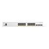 Cisco Catalyst 1300-24P-4X - Switch - L3 - managed - 24 x 10 / 100 / 1000 (PoE+) + 4 x 10 Gigabit SFP+ - an Rack montierbar - PoE+ (195 W) - wiederaufbereitet