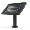 Compulocks iPad Pro M4 11" (2024), Apex Enclosure Tilting Stand 8" - Befestigungskit (Gehäuse, Aufstellung) - freiliegende Front- / Rückkamera und Sensoren - für Tablett - verriegelbar - Metall - Schwarz - Bildschirmgröße: 27.9 cm (11") - für Apple 11-