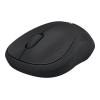 Logitech M220 Silent - Maus - optisch - 3 Tasten - kabellos - 2.4 GHz - kabelloser Empfänger (USB) - holzkohlefarben