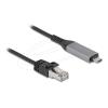 Delock - Netzwerkadapter - USB 3.0 - 1000Base-T x 1 - Anthrazit, Schwarz