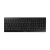CHERRY STREAM KEYBOARD WIRELESS - Tastatur - kabellos - 2.4 GHz - US International - Tastenschalter: CHERRY SX - Schwarz
