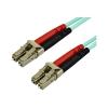 StarTech.com 7 m OM3 LWL Patchkabel, Multimode-Glasfaserkabel, LC auf LC - Patch-Kabel - LC Multi-Mode (M) zu LC Multi-Mode (M) - 7 m - 7 m - Glasfaser - Duplex - 50 / 125 Mikrometer - OM3 - halogenfrei - Aquamarin