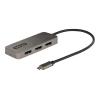 StarTech.com 3-Port USB-C auf DisplayPort Adapter, MST Hub, 4K 60Hz - Dockingstation - USB-C / Displayport - 3 x DP
